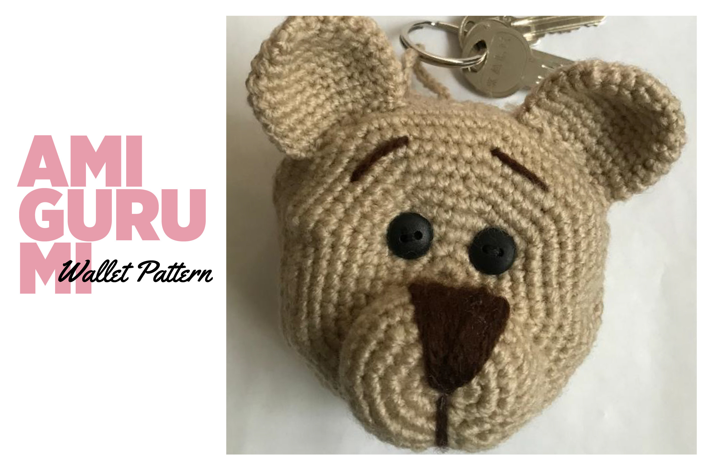 CROCHET PATTERN: Cute Bear Wallet