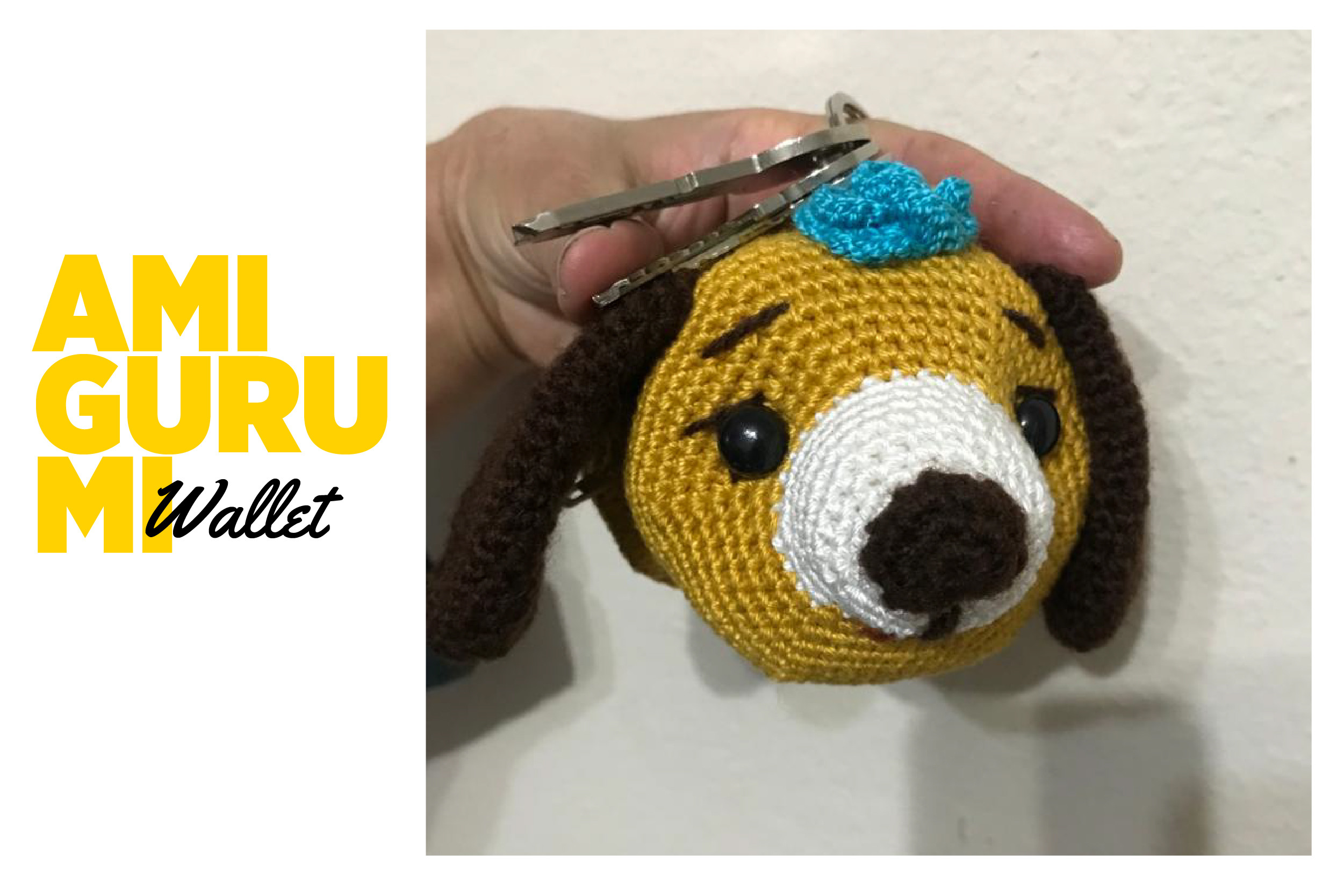 CROCHET PATTERN: Cute Dog Wallet