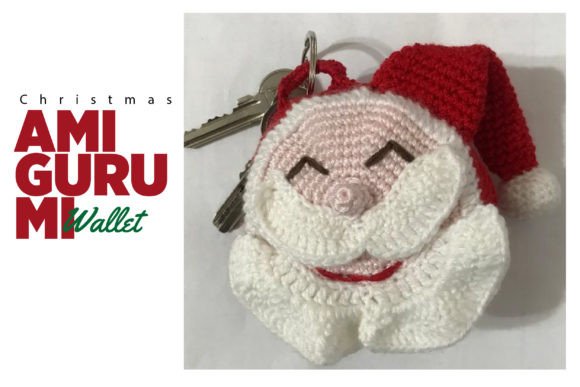CROCHET PATTERN: Cute Santa Claus Wallet