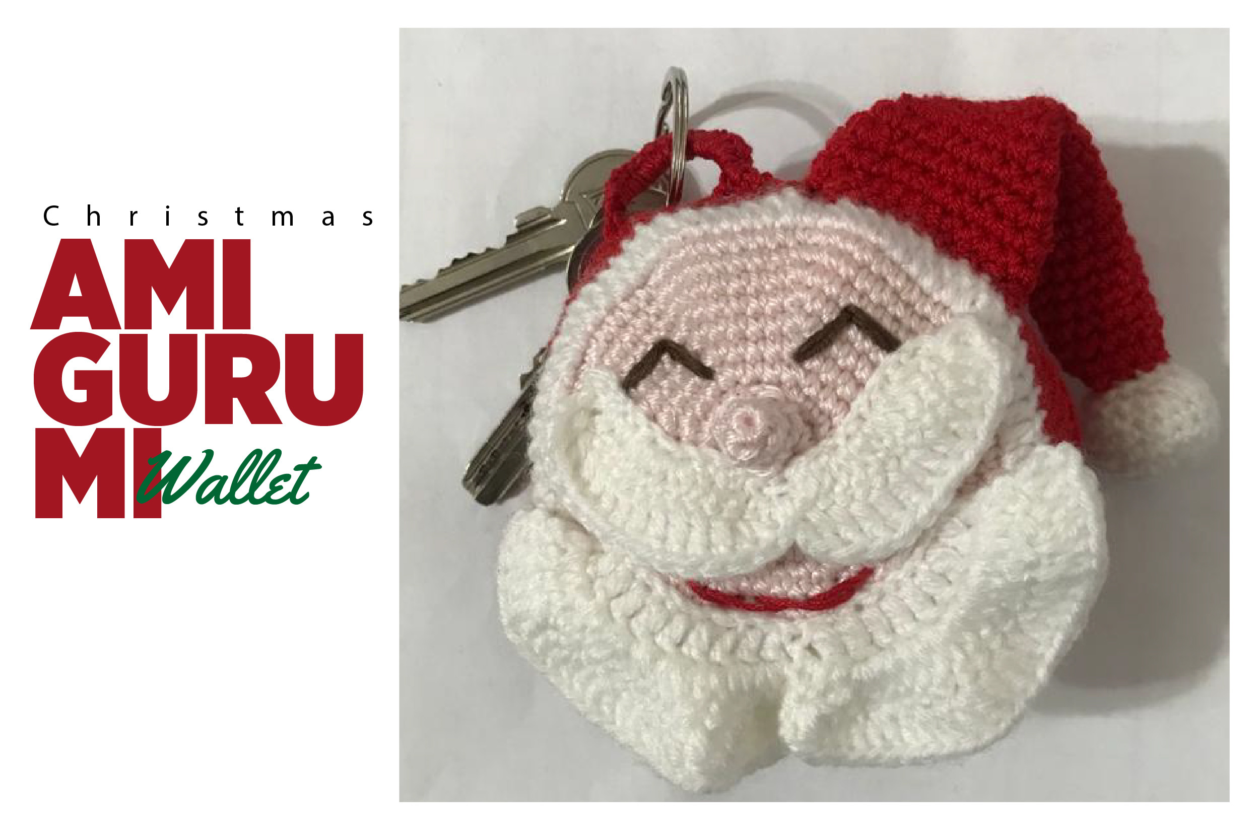 CROCHET PATTERN: Cute Santa Claus Wallet