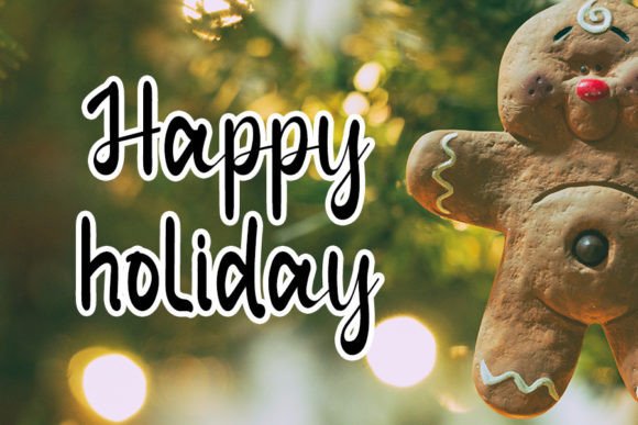 December Font - Preview 1
