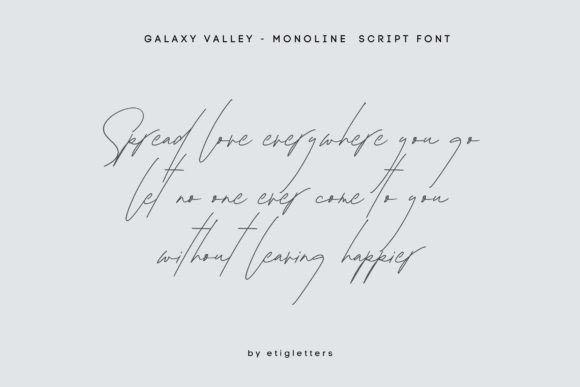 Galaxy Valley Font - Preview 6