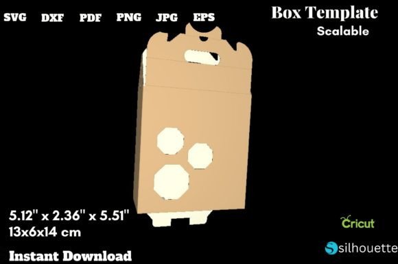 Gift Box Template Beeswax Candles SVG Formas Manualidades SVG 3D Por CraftAddicted