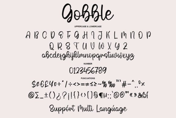 Gobble Font - Preview 5