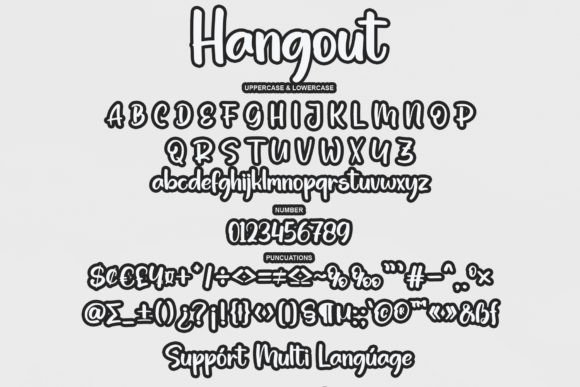 Hangout Font - Preview 5
