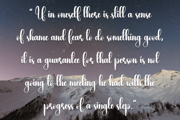 Light Moon Font PNG with transparent background - Preview 5