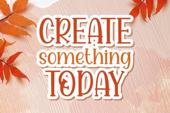Lonely Autumn Font PNG with transparent background - Preview 3