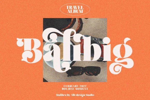 Malibre Font PNG with transparent background - Preview 3