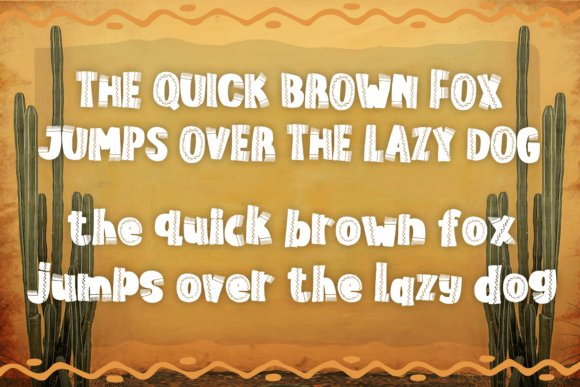 Retro Mexico Font PNG with transparent background - Preview 3