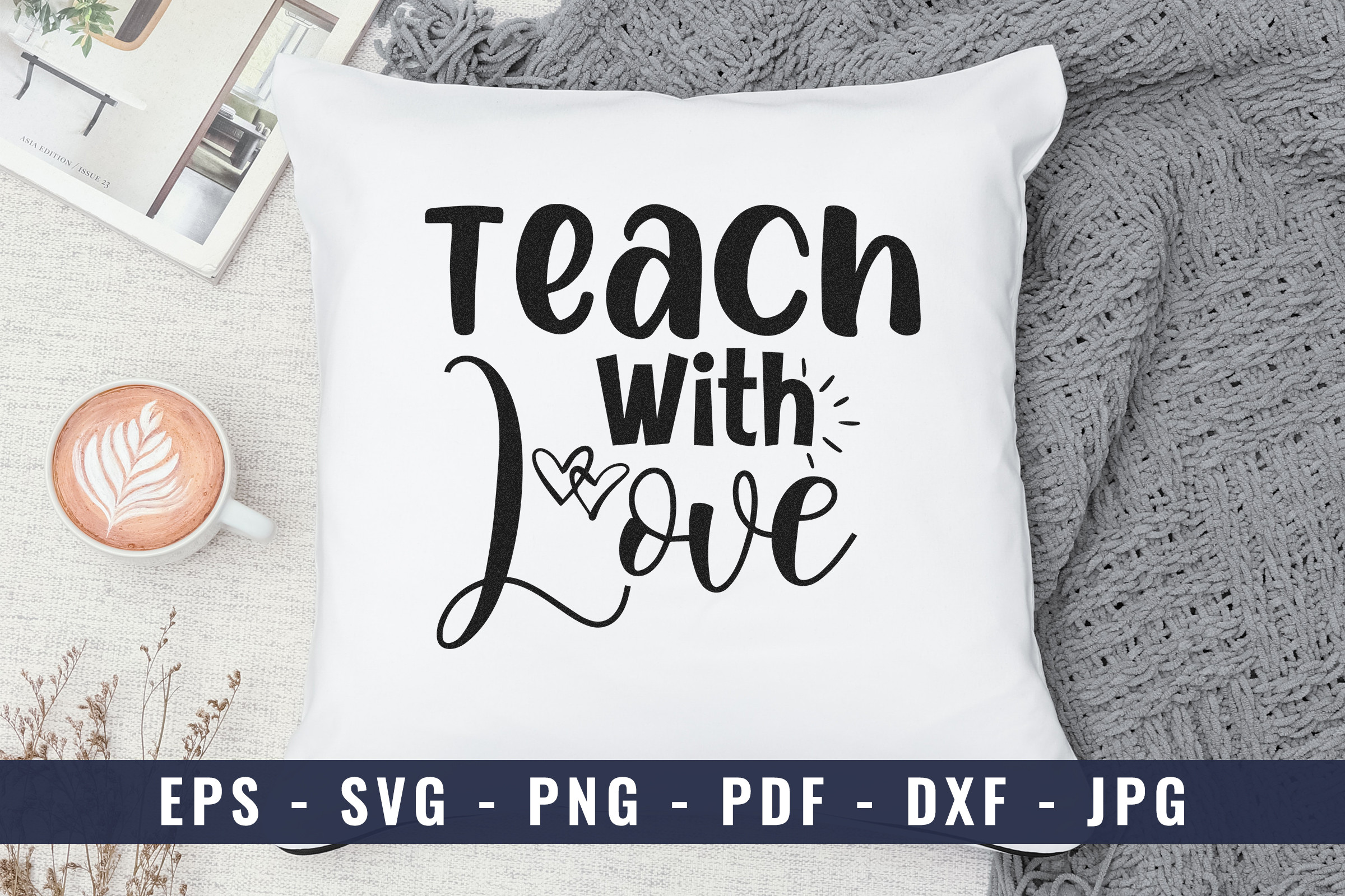 Teah Favorite Teach with Love, Favorite Teacher Svg Graphic by svgbiz · Creative Fabrica