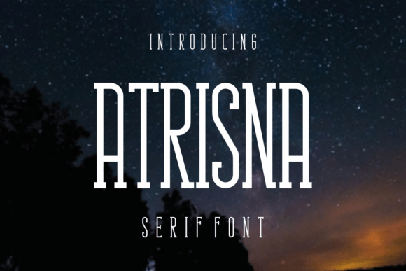 Atrisna Font - Preview 3