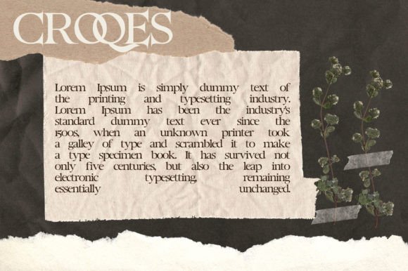 Croqes Font PNG with transparent background - Preview 1