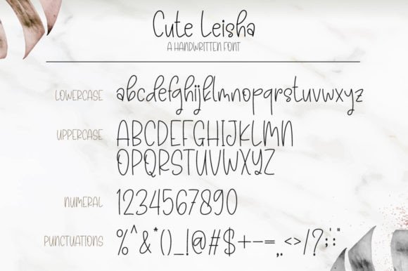 Cute Leisha Font - Preview 6