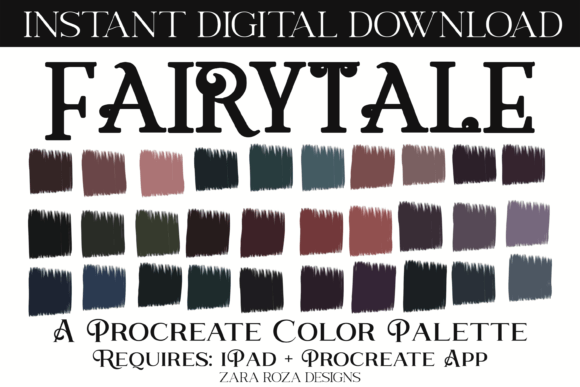 Fairytale Procreate Color Palette