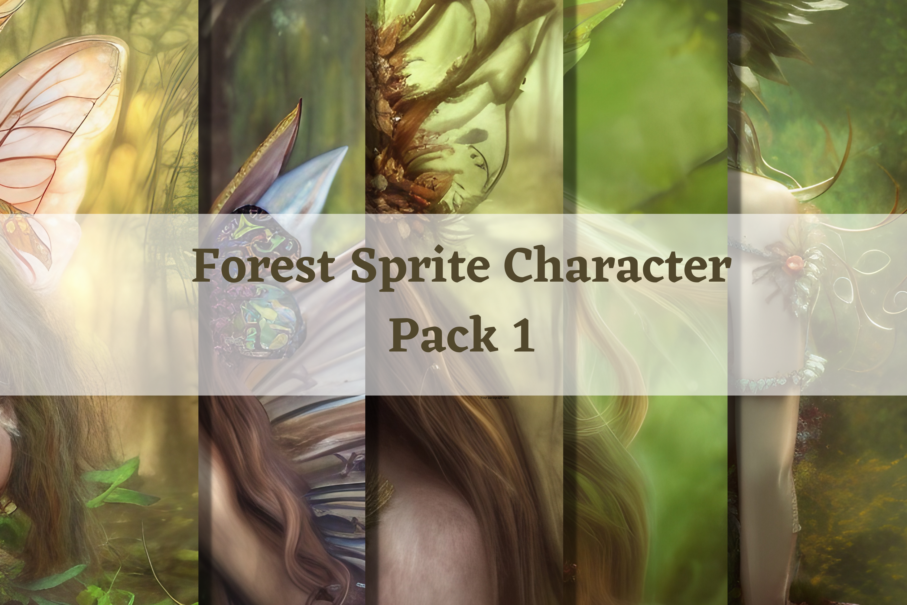 Fantasy Characters Forest Sprite Pack 1 Graphic by Matthew Gallo ...