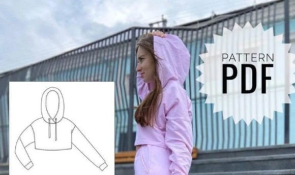 Hoodie PDF Sewing Pattern
