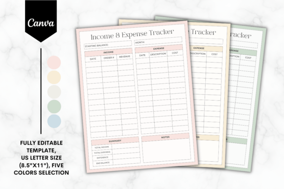 Income & Expense Tracker Template 2