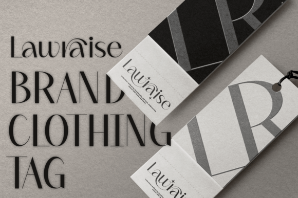 Lawraise Font PNG with transparent background - Preview 4