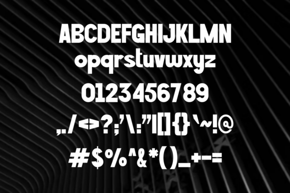 Line Ego Font PNG with transparent background - Preview 2
