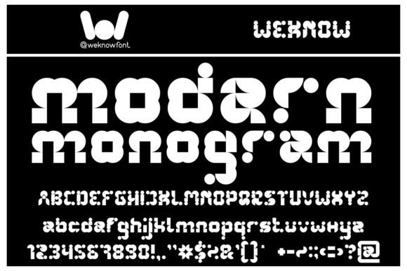 Logotype Alphabet Font PNG with transparent background - Preview 1