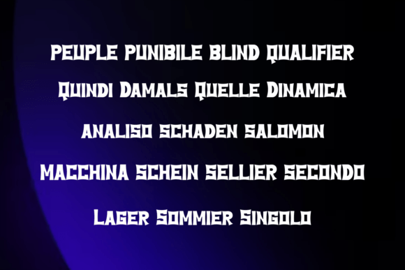 Morinim Font PNG with transparent background - Preview 3