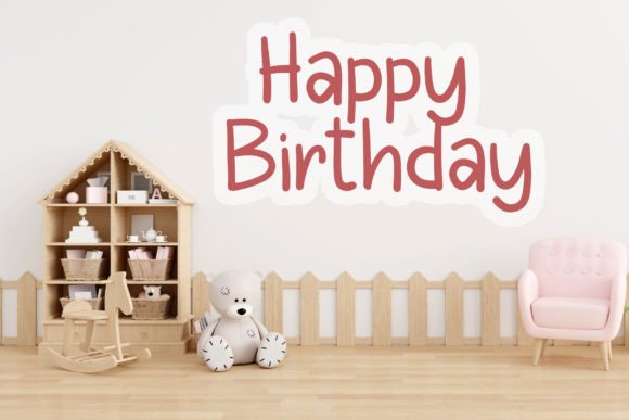 Angela Birthday Font - Preview 2