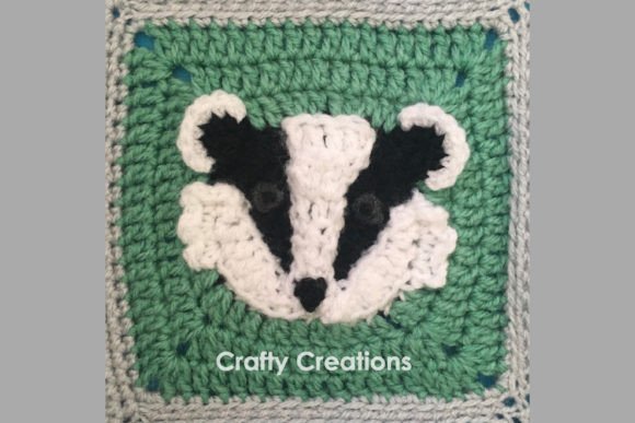 Badger Granny Square Crochet Pattern