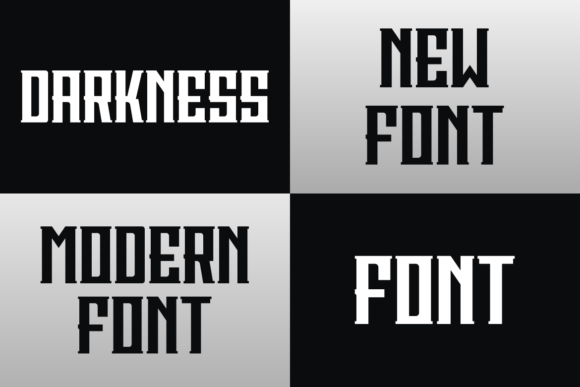 Bronkery Font PNG with transparent background - Preview 2