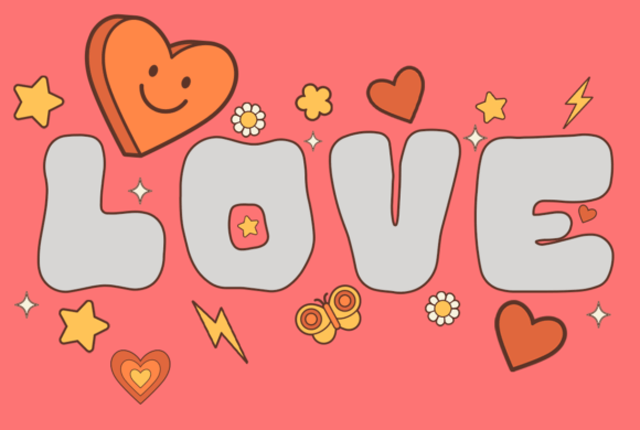 Fluffy Groovy Font - Preview 4