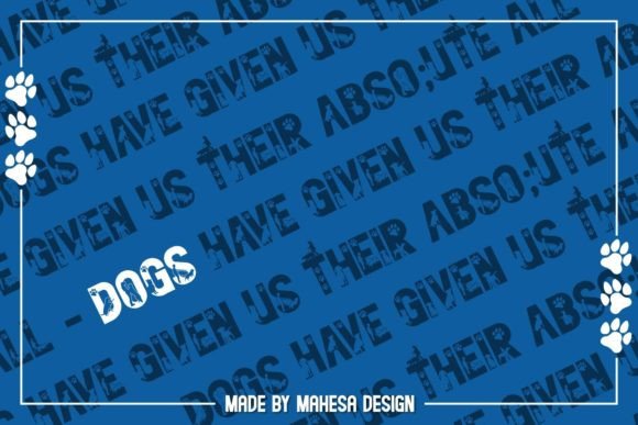Friendly Dog Font PNG with transparent background - Preview 2