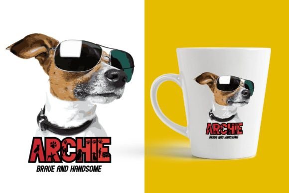 Friendly Dog Font PNG with transparent background - Preview 4