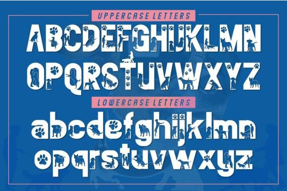 Friendly Dog Font PNG with transparent background - Preview 6