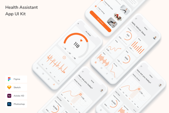 Health Assistant App UI Kit