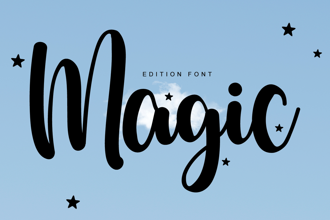 Programa Magic Font Magic Font by Behind the ink · Creative Fabrica