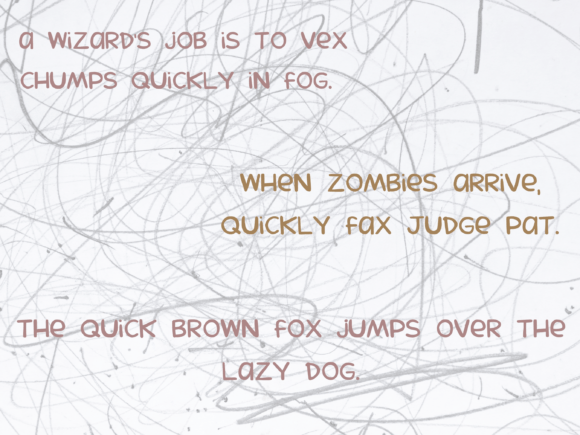 Mine Font PNG with transparent background - Preview 3