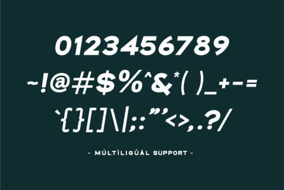 New Brug Font PNG with transparent background - Preview 4