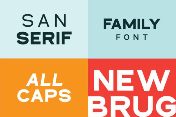 New Brug Font PNG with transparent background - Preview 5