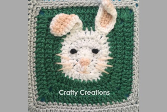 Rabbit Granny Square Crochet Pattern
