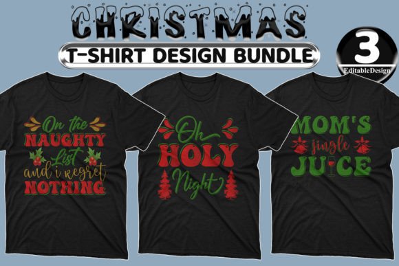 Christmas Day T-shirt Design Bundle-33