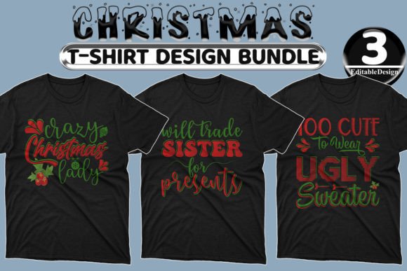 Christmas Day T-shirt Design Bundle-37