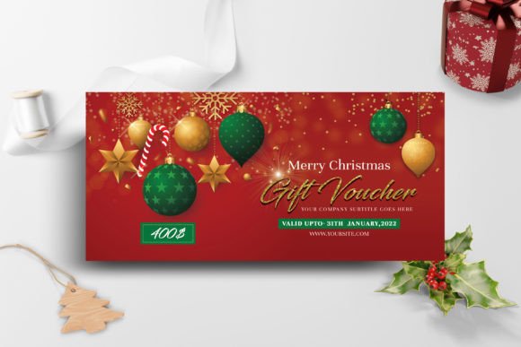 Christmas Gift Voucher Template
