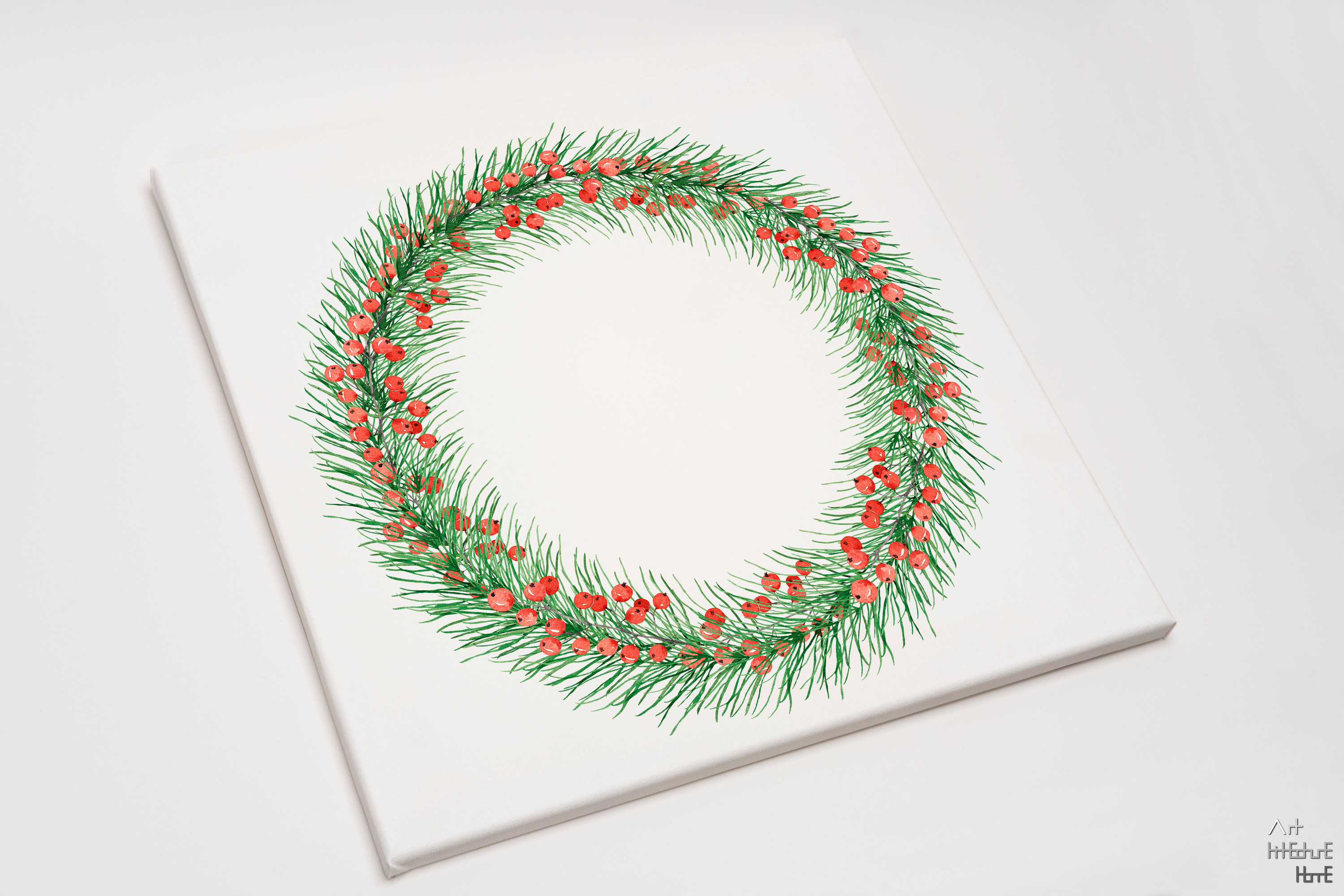 Christmas Watercolor Cliparts, Flat Icon - photo 3