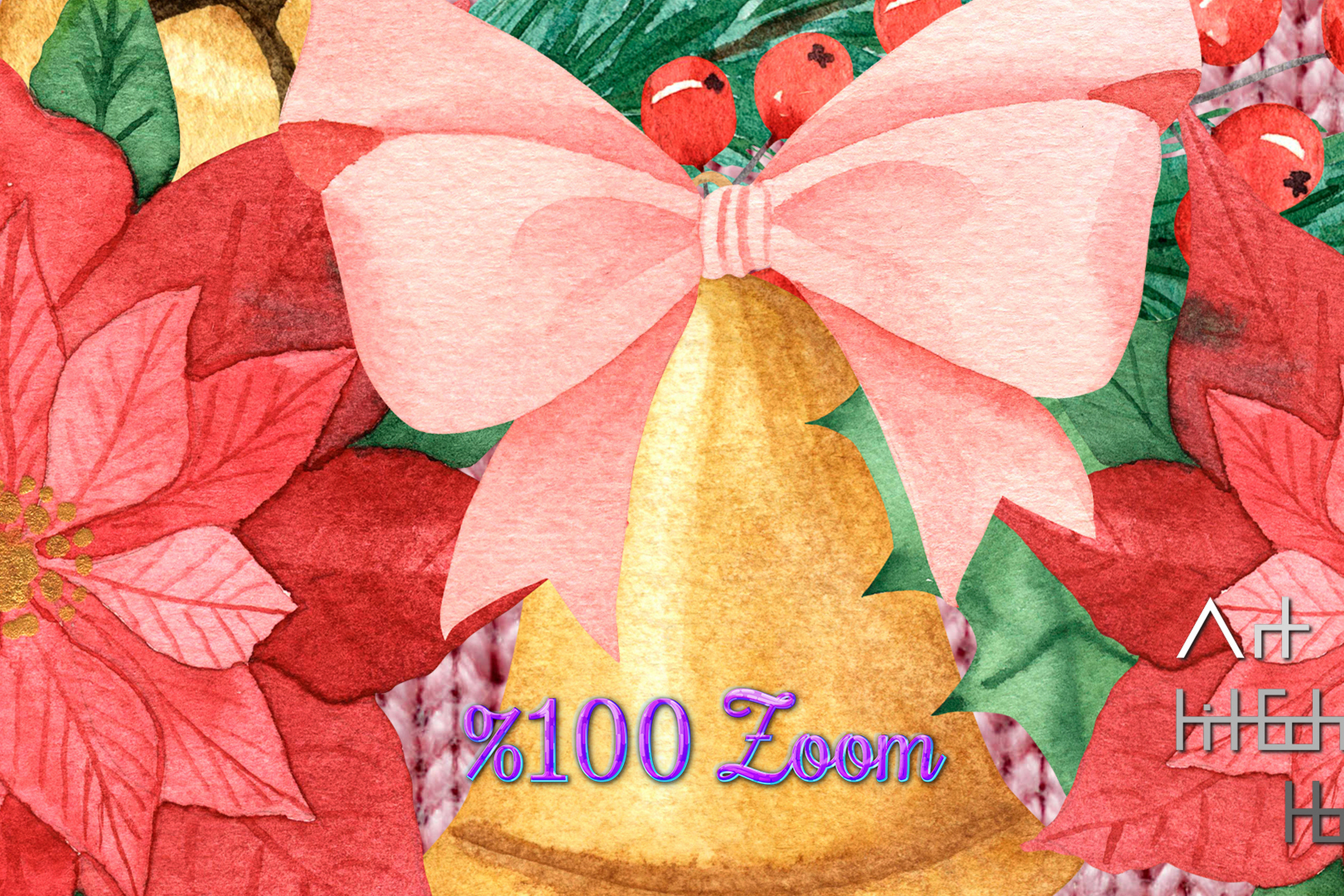 Christmas Watercolor Cliparts, Flat Icon - photo 9