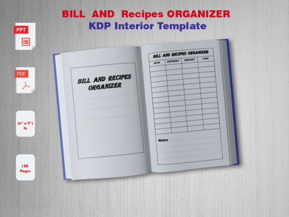 Cook Book KDP Interior Template
