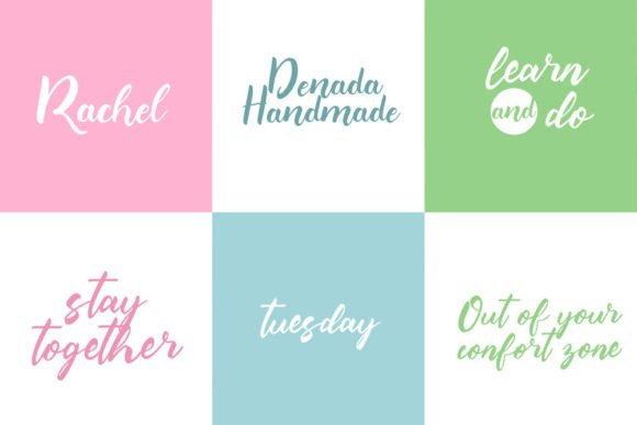 Merlia Font PNG with transparent background - Preview 5