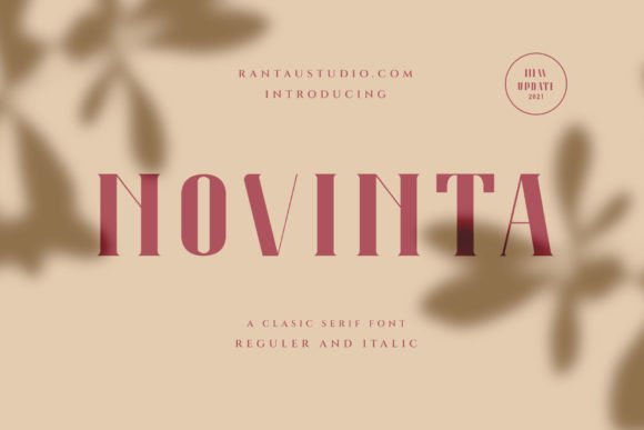 Novintha Font PNG with transparent background - Preview 1