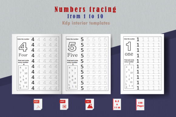 Tracing Numbers Graphic by Rozilya Designer · Creative Fabrica