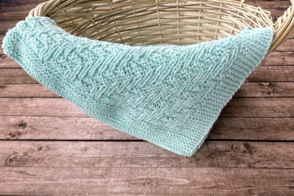 Baby Steps Knit Blanket Pattern