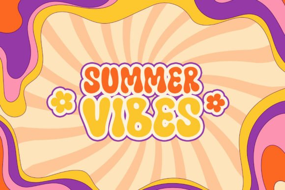 Happy Funky Font PNG with transparent background - Preview 3