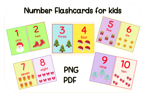 Number Flashcards for Kids